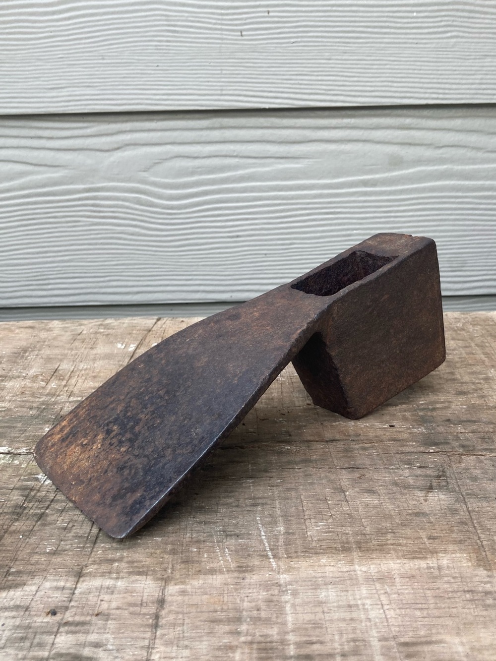 Old Axe Blade No Handle Rusty 9.5” Long